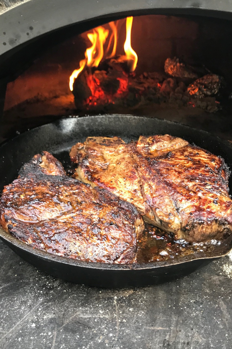 Wood-Fired Oven Roast Leg of Lamb with Potatoes