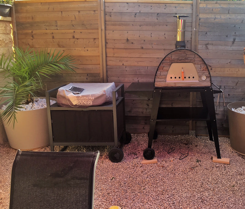 MAXIMUS ARENA MOBILE PIZZA OVEN BLACK - Authentic Pizza Ovens Australia
