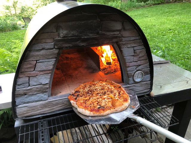 MAXIMUS ARENA MOBILE WOOD FIRED PIZZA OVEN BLACK - Authentic Pizza Ovens Australia