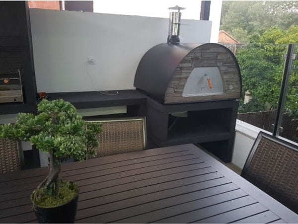 OUTDOOR Maximus PRIME PORTABLE PIZZA OVEN BLACK - Authentic Pizza Ovens Australia