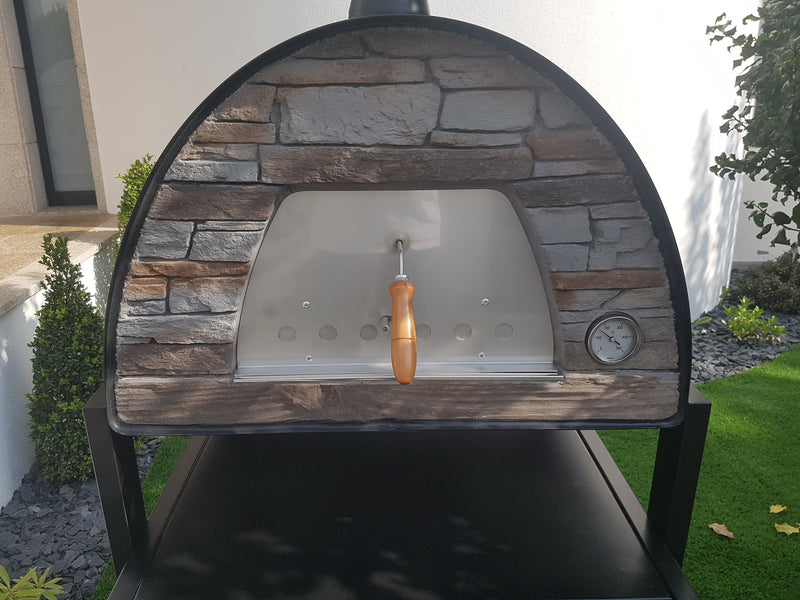 MAXIMUS ARENA MOBILE PIZZA OVEN BLACK - Authentic Pizza Ovens Australia