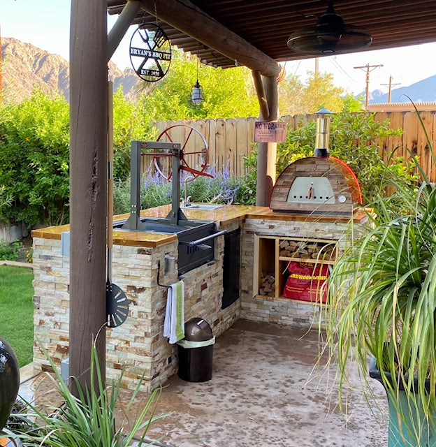 MAXIMUS MOBILE PIZZA OVEN RED