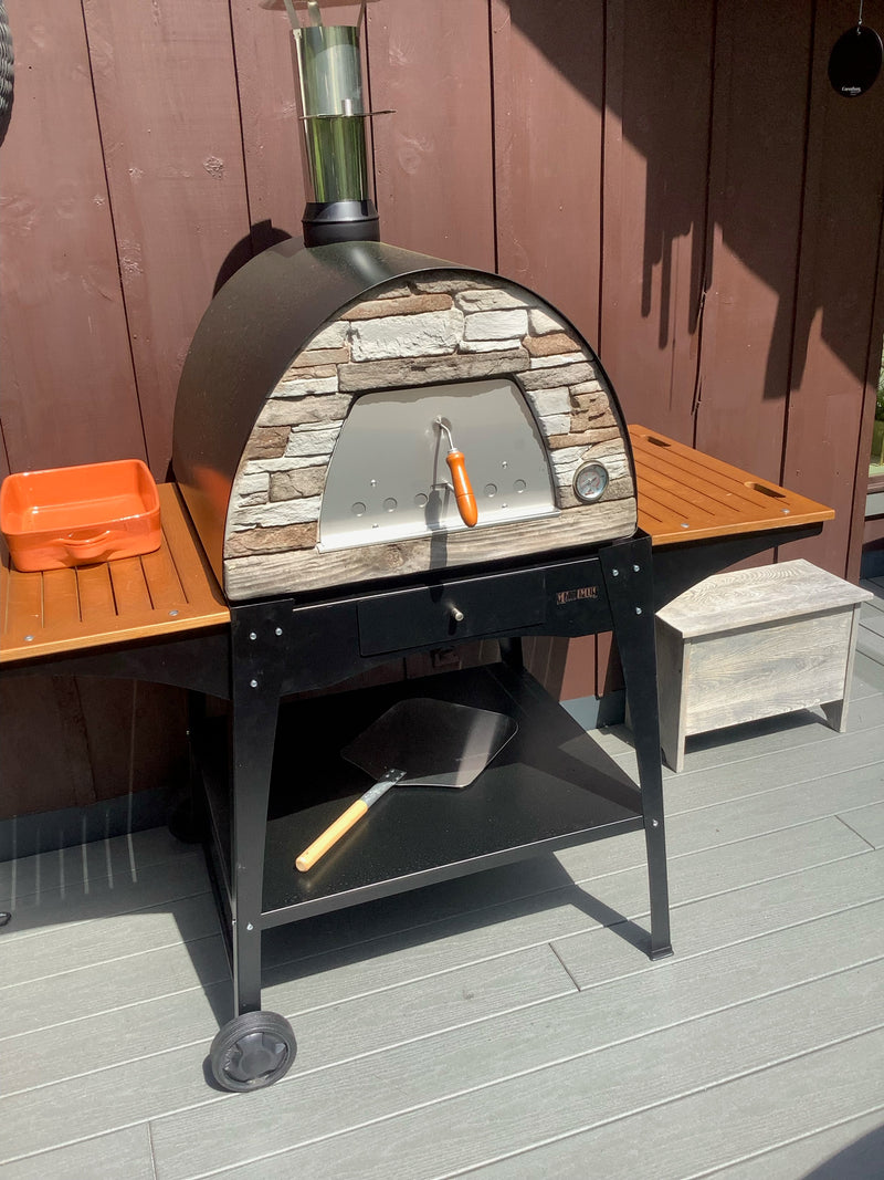 MAXIMUS ARENA MOBILE PIZZA OVEN STAND WITH WHEELS