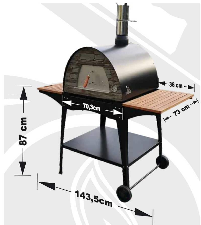 MAXIMUS ARENA MOBILE PIZZA OVEN STAND - Authentic Pizza Ovens Australia