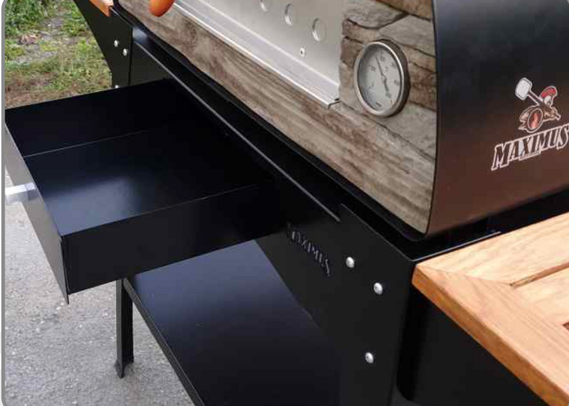 MAXIMUS ARENA MOBILE PIZZA OVEN STAND WITH WHEELS