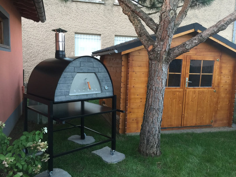PRIME PIZZA OVEN BLACK STAND - Authentic Pizza Ovens Australia