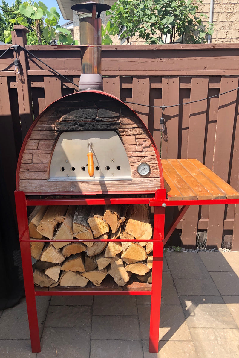 MAXIMUS MOBILE PIZZA OVEN RED - Authentic Pizza Ovens Australia
