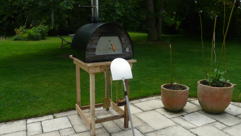 MAXIMUS ARENA MOBILE WOOD FIRED PIZZA OVEN BLACK - Authentic Pizza Ovens Australia