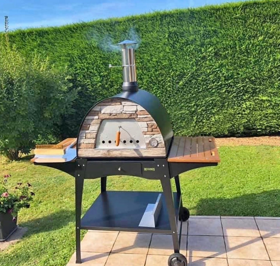 MAXIMUS ARENA MOBILE PIZZA OVEN STAND WITH WHEELS