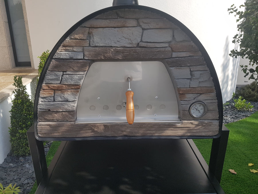 MAXIMUS ARENA MOBILE PIZZA OVEN BLACK - Authentic Pizza Ovens Australia