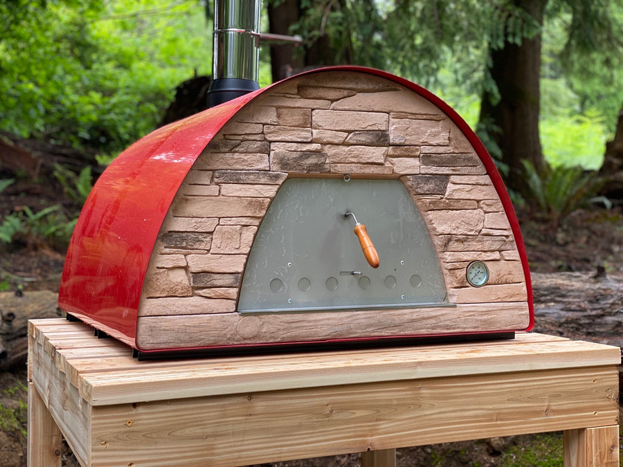 Maximus Prime Portable Wood-Fired Pizza Oven – Red