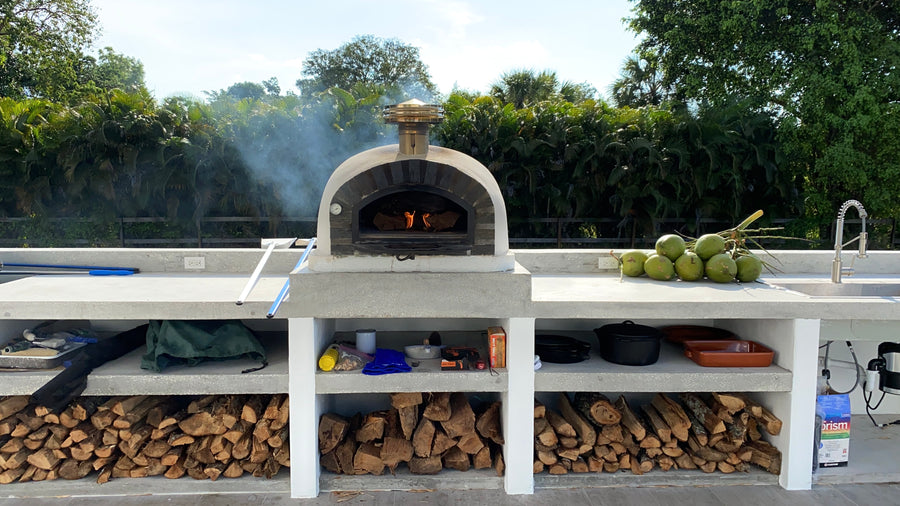 Pizzaioli Stone Arch Wood-Fired Pizza Oven